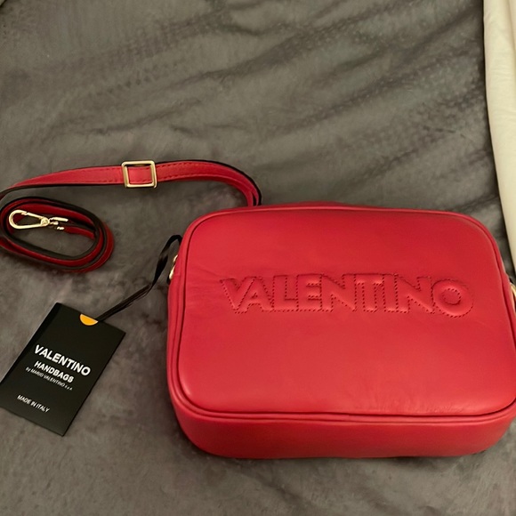 Valentino Handbags - Valentino Mia embossed red shoulder bag